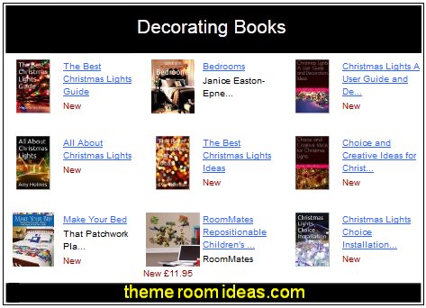 variety of decorating books