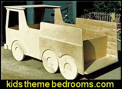 Woodworking Plan for Fire Truck Bed